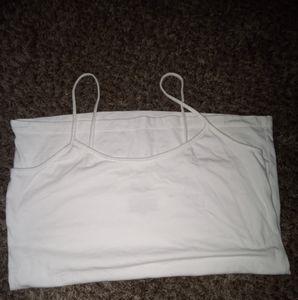 Texas Tech Sweatshirt (L), white spaghetti strap (L)